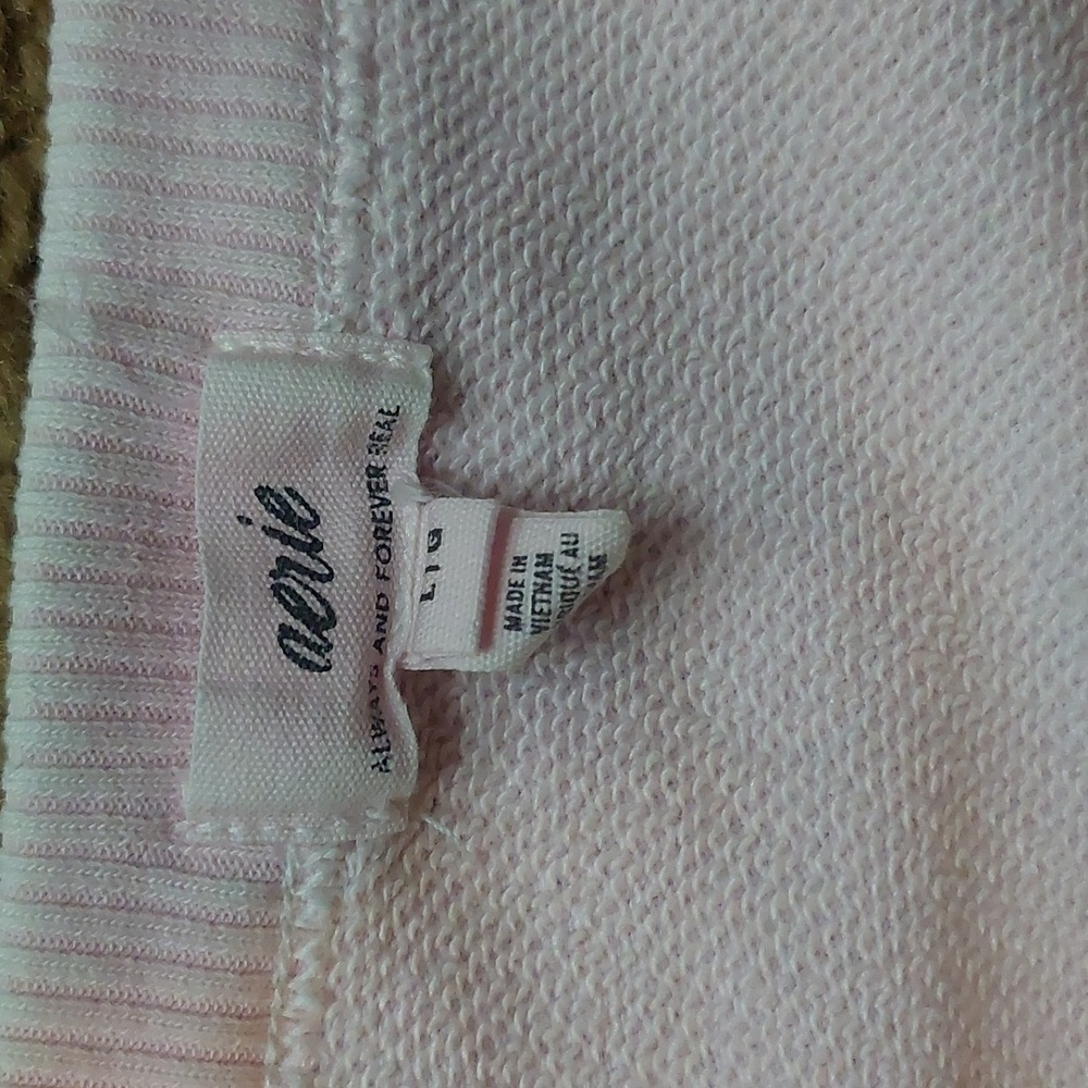Aerie Pink Puff Sleeve Crop Top - Picture 3 of 6